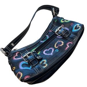 🎉HOST PICK🎉Vintage Y2K NWOT XOXO Heart Motif Small Banana Bag